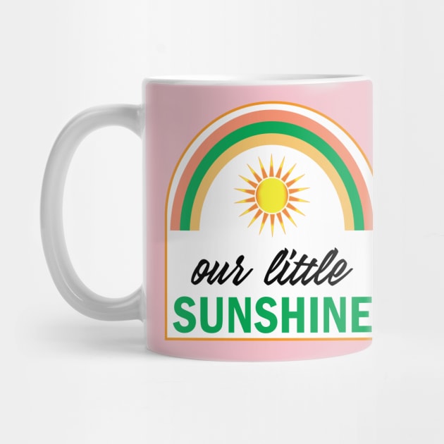 our Little sunshine Rainbow and sun Design for kids and childs by ArtoBagsPlus